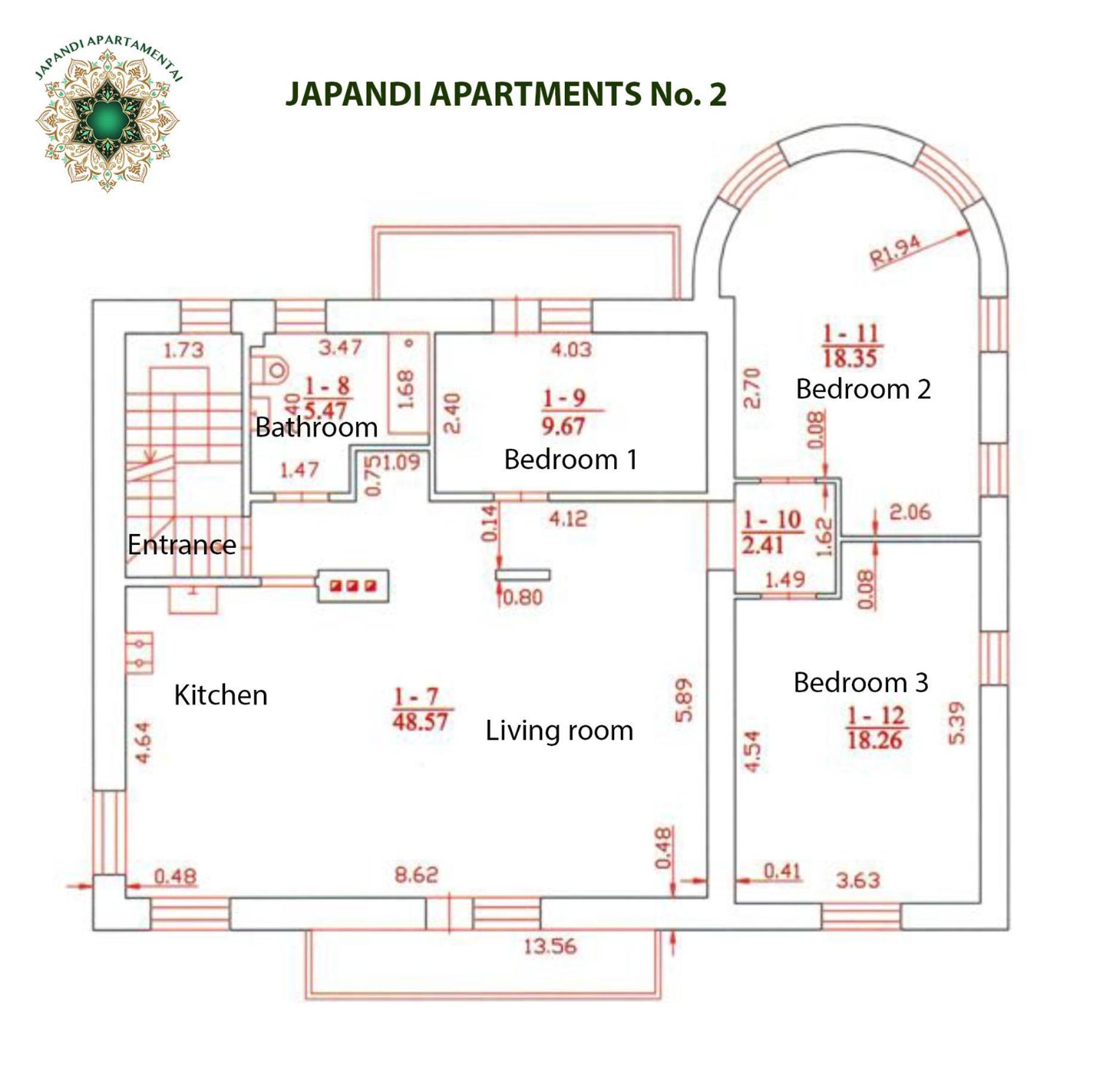 Japandi Apartamentai Kaunas Extérieur photo